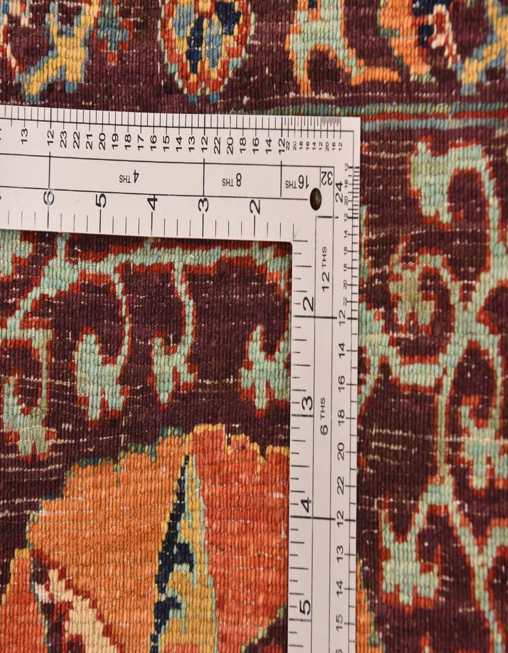 Detail image of  6' 8 x 8' 11  Hand Knotted Ariana Ziegler Oriental Rug