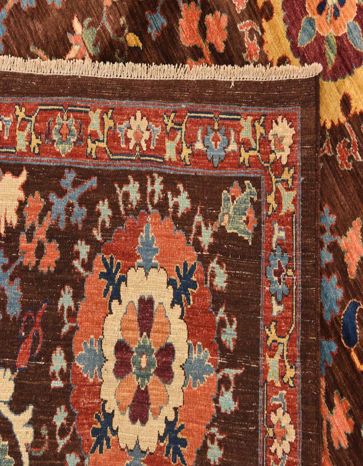 Detail image of  6' 8 x 8' 5  Hand Knotted Ariana Ziegler Oriental Rug