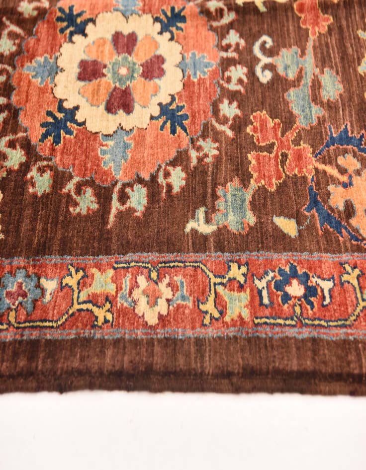 Detail image of  6' 8 x 8' 5  Hand Knotted Ariana Ziegler Oriental Rug