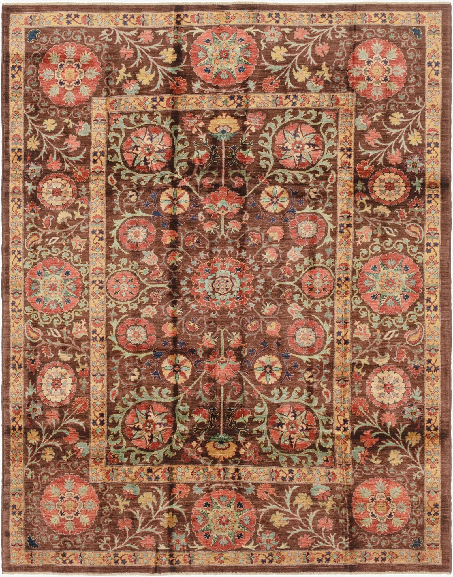  6' 9 x 8' 9  Hand Knotted Ariana Ziegler Oriental Rug