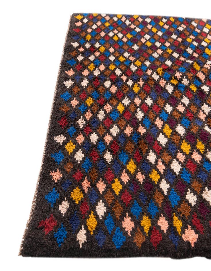 Detail image of  3' 9 x 6'  Hand Knotted Balouch Wool Rug