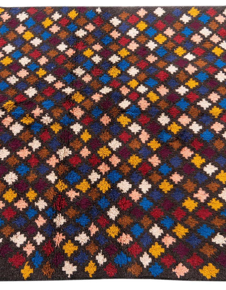 Detail image of  3' 9 x 6'  Hand Knotted Balouch Wool Rug