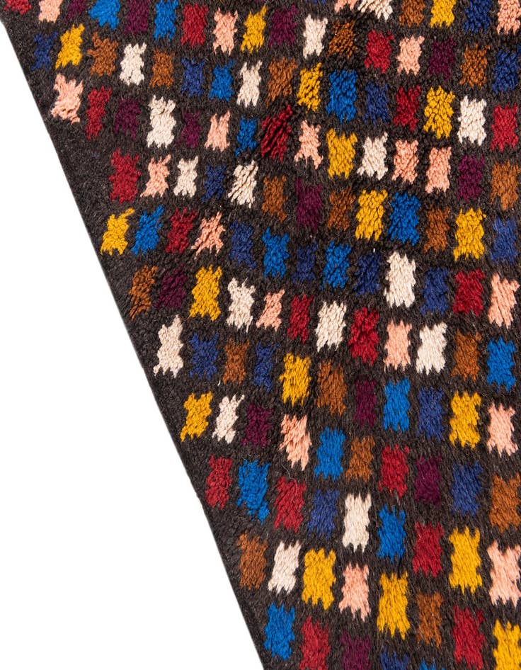 Detail image of  3' 9 x 6'  Hand Knotted Balouch Wool Rug