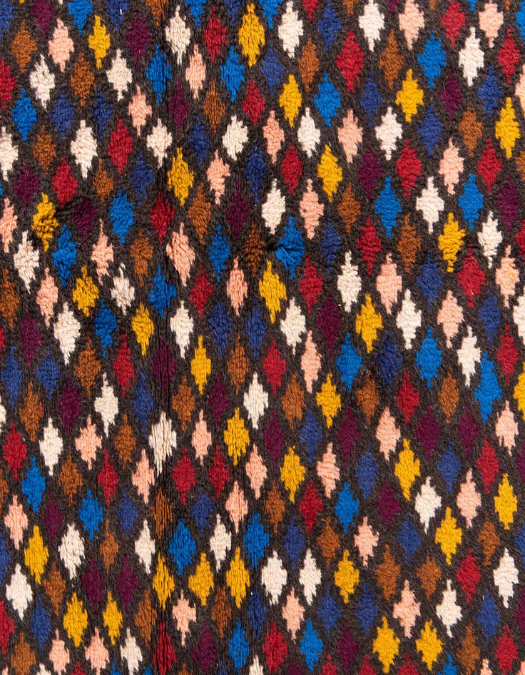 Detail image of  3' 9 x 6'  Hand Knotted Balouch Wool Rug