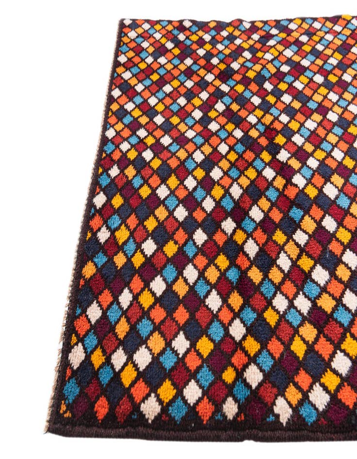 Detail image of  3' 1 x 4' 7  Hand Knotted Balouch Wool Rug