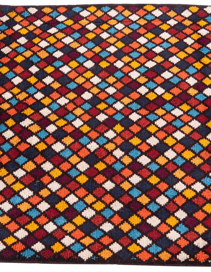 Detail image of  3' 1 x 4' 7  Hand Knotted Balouch Wool Rug