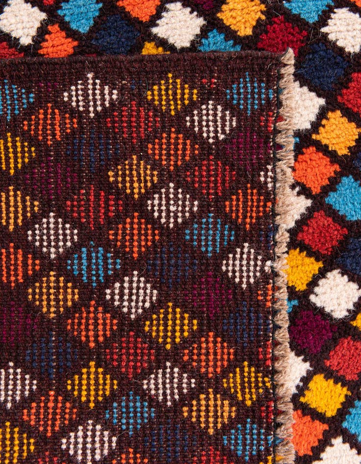 Detail image of  3' 1 x 4' 7  Hand Knotted Balouch Wool Rug