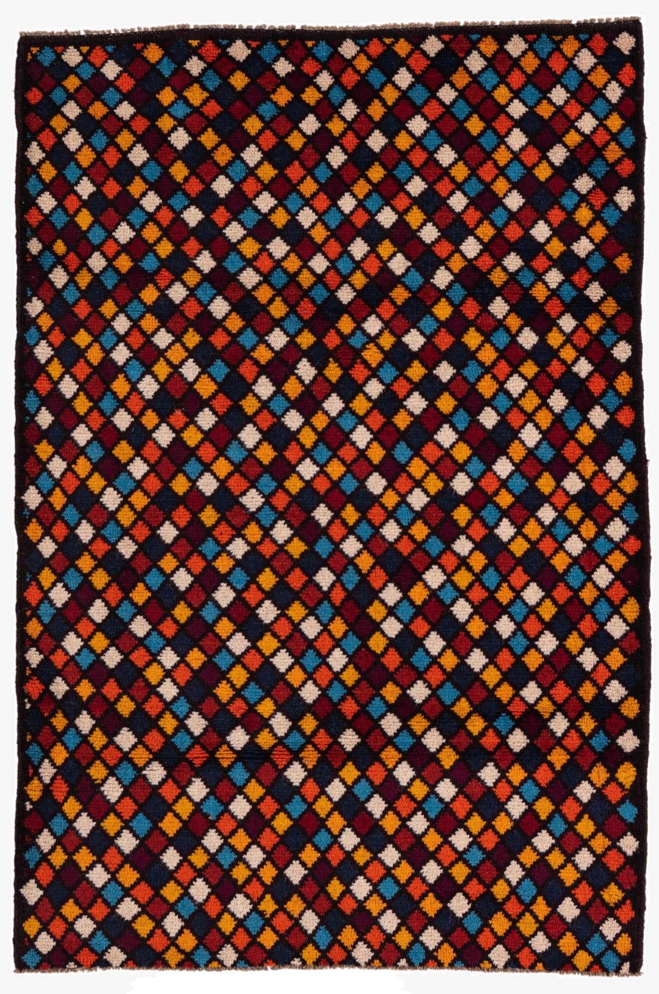  3' 1 x 4' 7  Hand Knotted Balouch Wool Rug