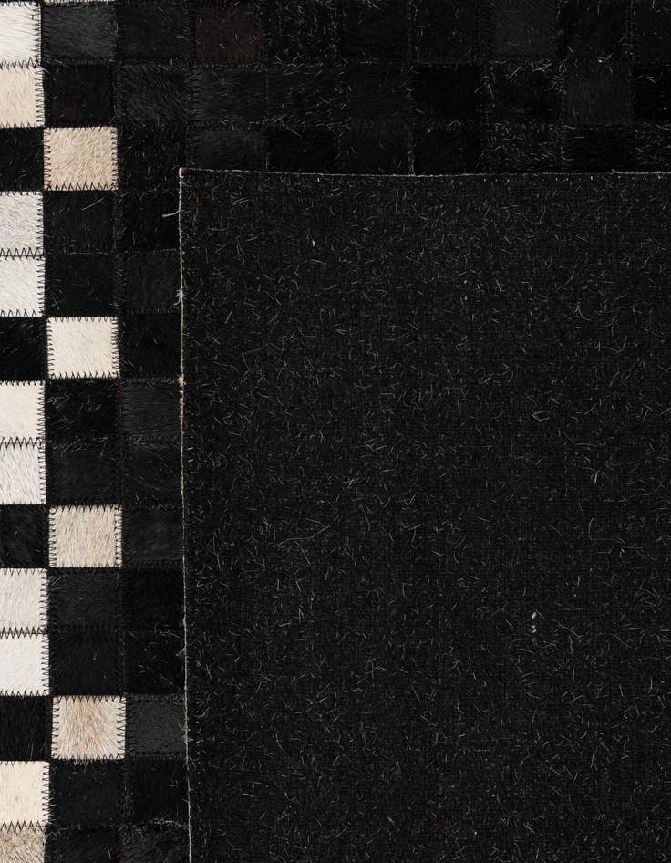 Detail image of  8' 2 x 9' 11 Cowhide - Patchwork Rug