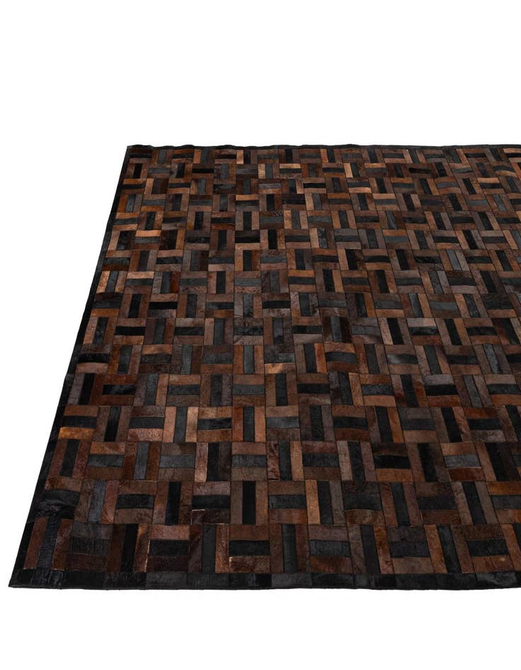 Detail image of  8' 2 x 10' Cowhide - Patchwork Rug
