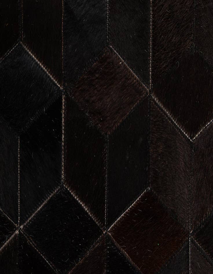 Detail image of  7' 11 x 9' 11 Cowhide - Patchwork Rug