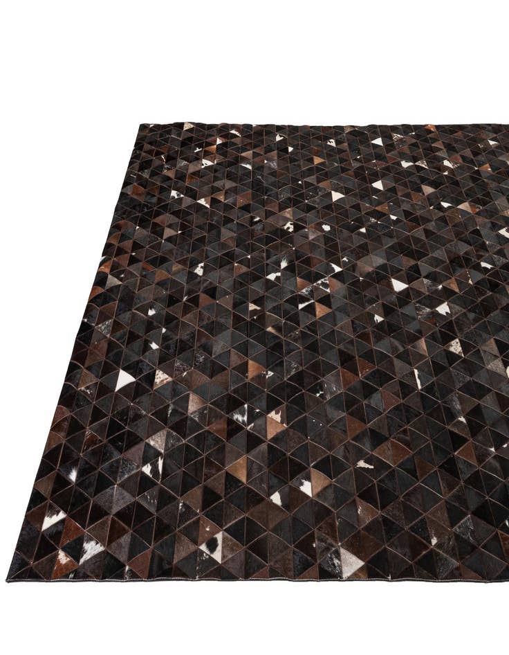 Detail image of  7' 11 x 9' 8 Cowhide - Patchwork Rug