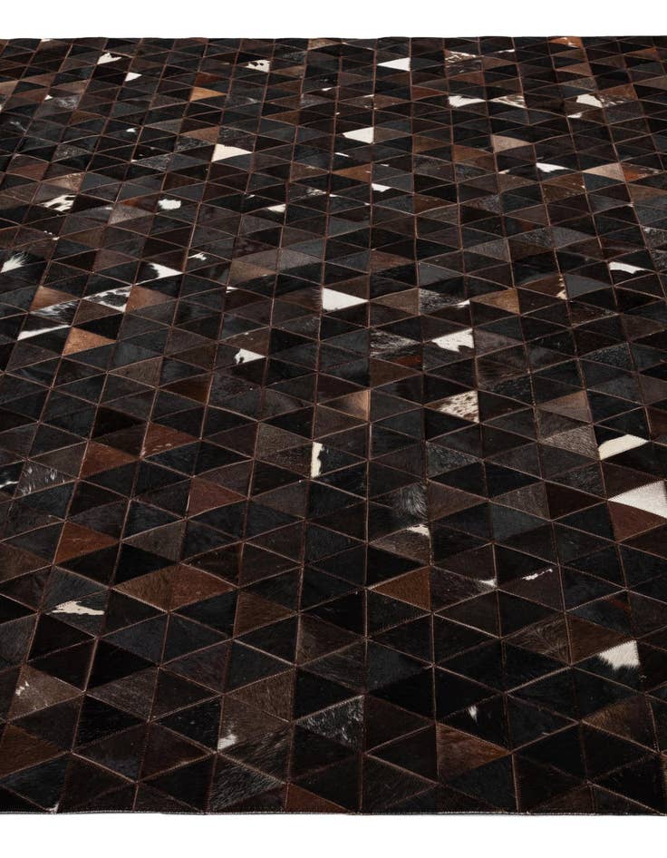 Detail image of  7' 11 x 9' 8 Cowhide - Patchwork Rug