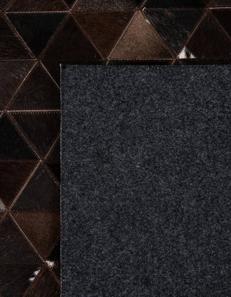 Detail image of  7' 11 x 9' 8 Cowhide - Patchwork Rug