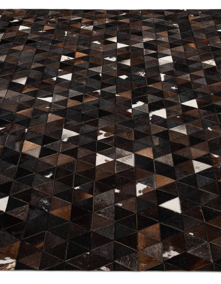 Detail image of  8' x 9' 9 Cowhide - Patchwork Rug