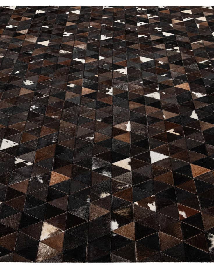 Detail image of  8' x 9' 11 Cowhide - Patchwork Rug