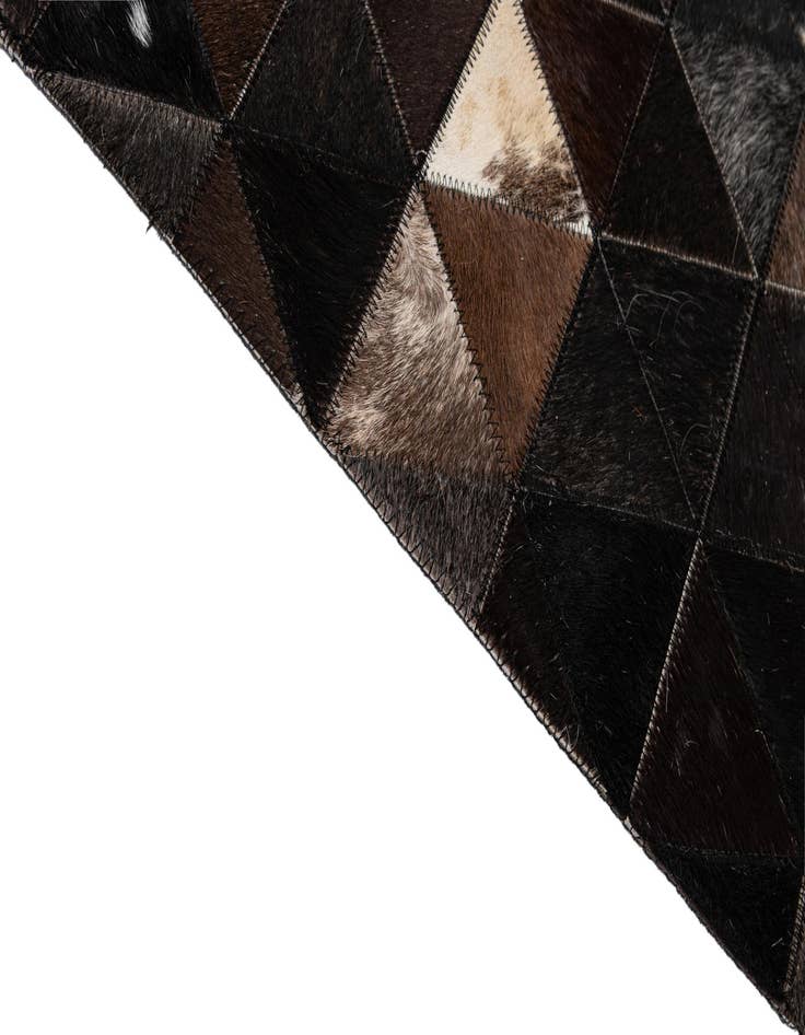 Detail image of  8' x 9' 11 Cowhide - Patchwork Rug