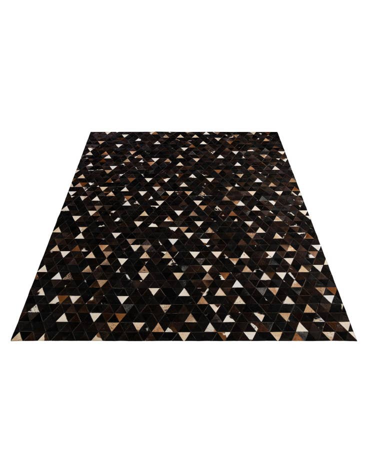 Detail image of  7' 11 x 9' 8 Cowhide - Patchwork Rug