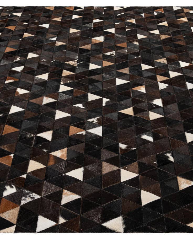 Detail image of  7' 11 x 9' 8 Cowhide - Patchwork Rug