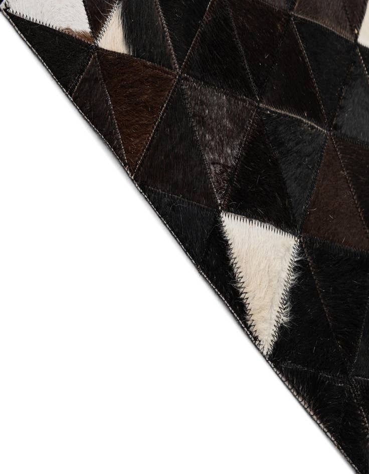 Detail image of  7' 11 x 9' 8 Cowhide - Patchwork Rug