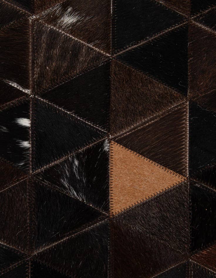 Detail image of  7' 11 x 9' 10 Cowhide - Patchwork Rug