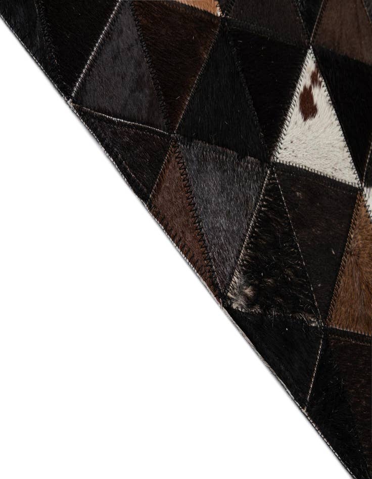 Detail image of  7' 11 x 9' 10 Cowhide - Patchwork Rug