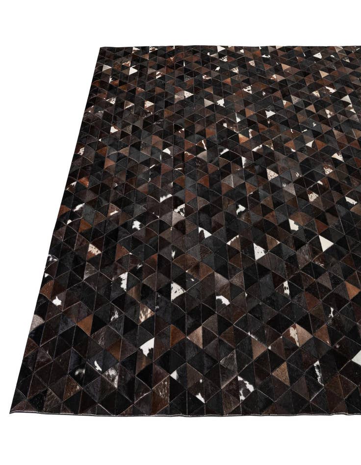 Detail image of  8' x 9' 9 Cowhide - Patchwork Rug