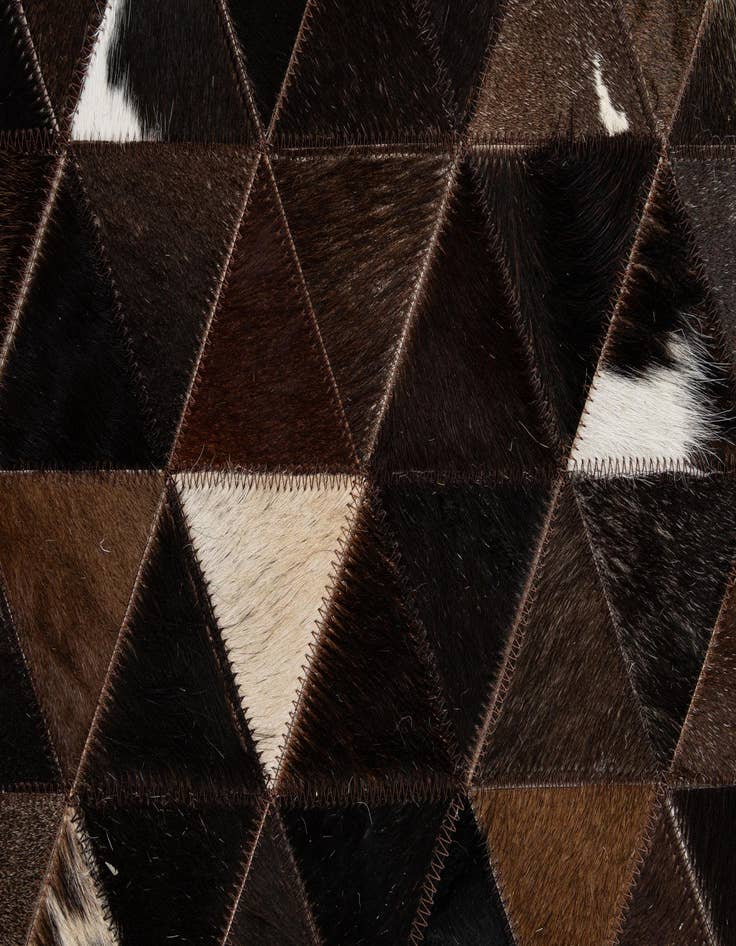 Detail image of  7' 11 x 9' 10 Cowhide - Patchwork Rug