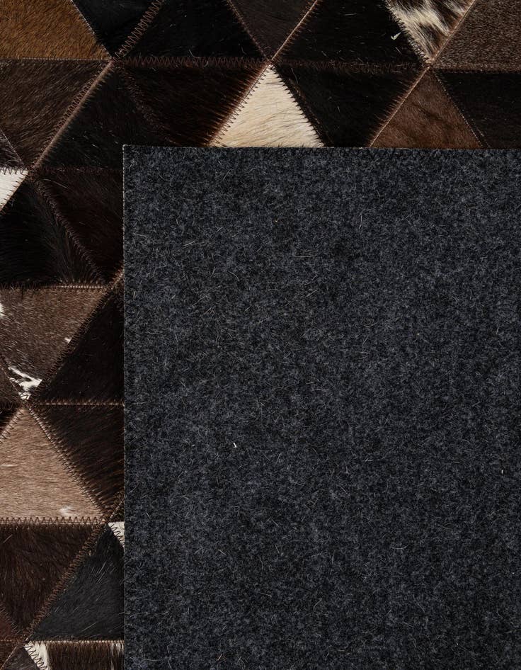 Detail image of  7' 11 x 9' 10 Cowhide - Patchwork Rug