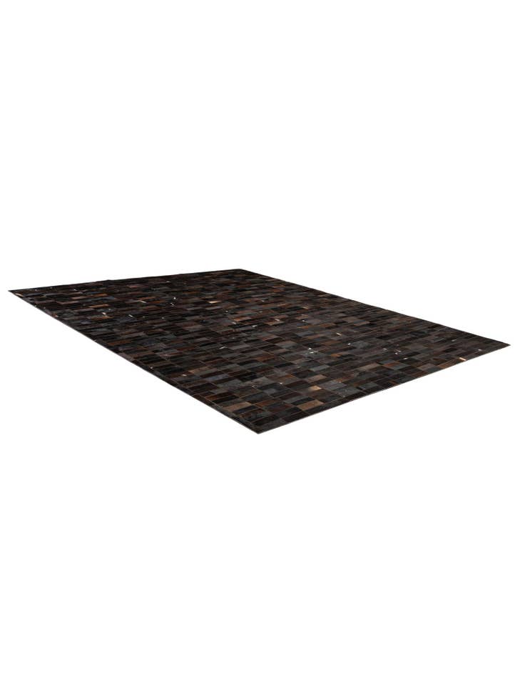 Detail image of  8' 3 x 10' Cowhide - Patchwork Rug