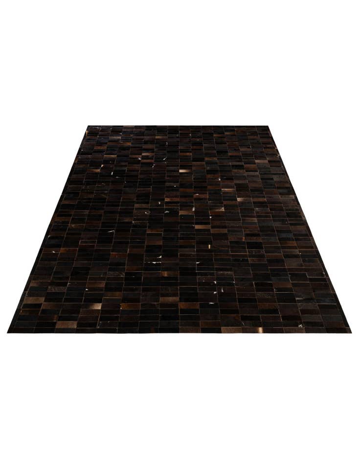 Detail image of  8' 3 x 10' Cowhide - Patchwork Rug