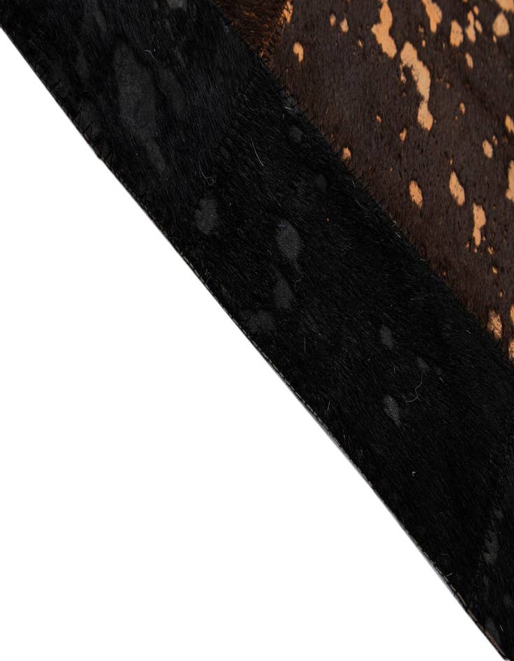 Detail image of  5' 4 x 7' 6 Cowhide - Patchwork Rug