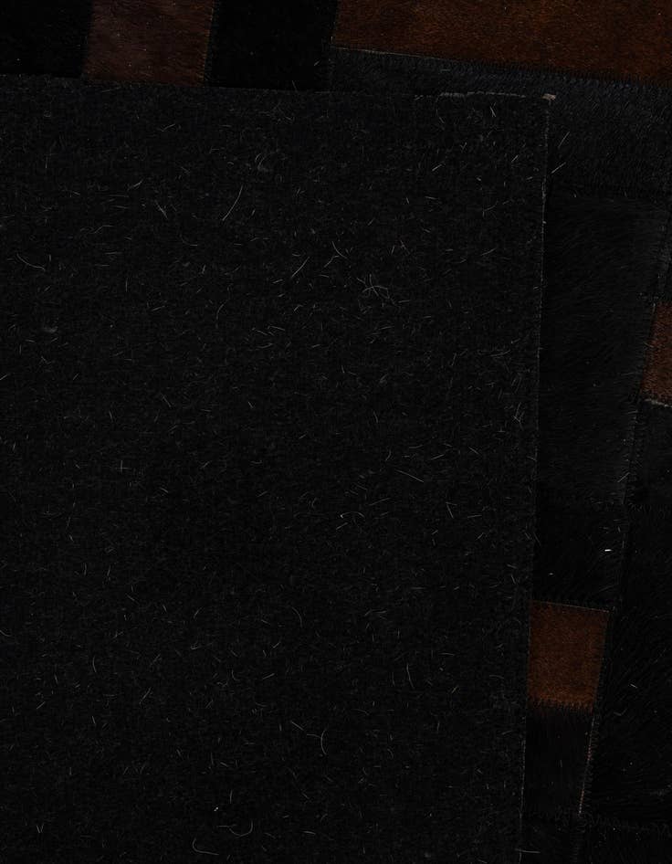 Detail image of  5' 3 x 8' 2 Cowhide - Patchwork Rug