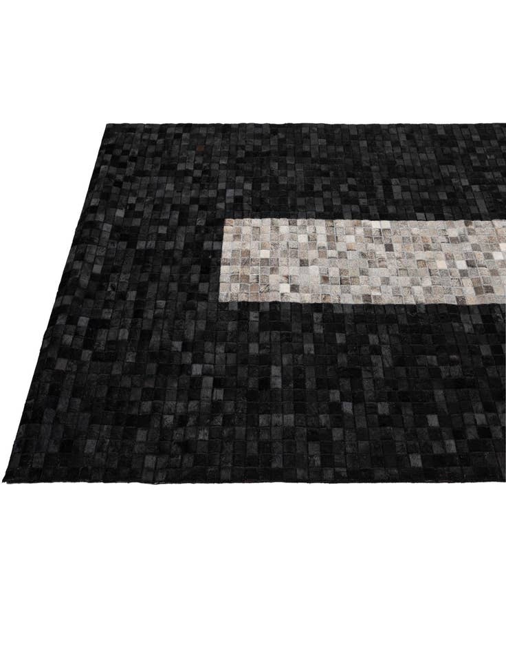 Detail image of  5' x 8' Cowhide - Patchwork Rug