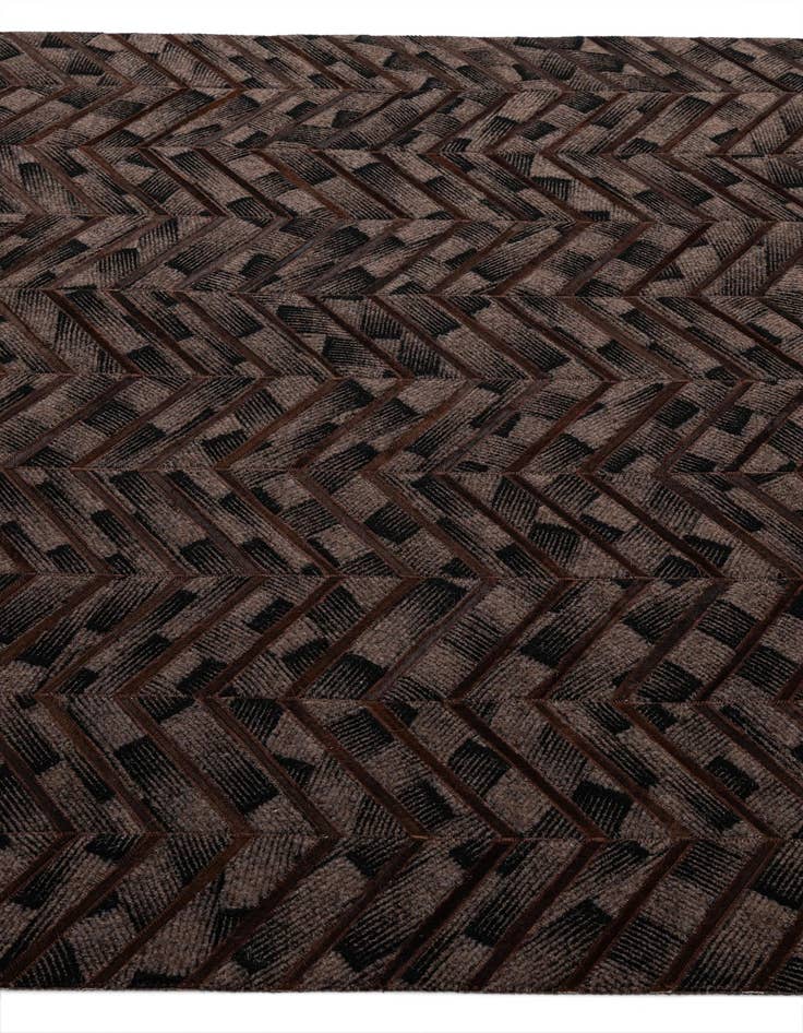 Detail image of  4' 11 x 7' 11 Cowhide - Patchwork Rug