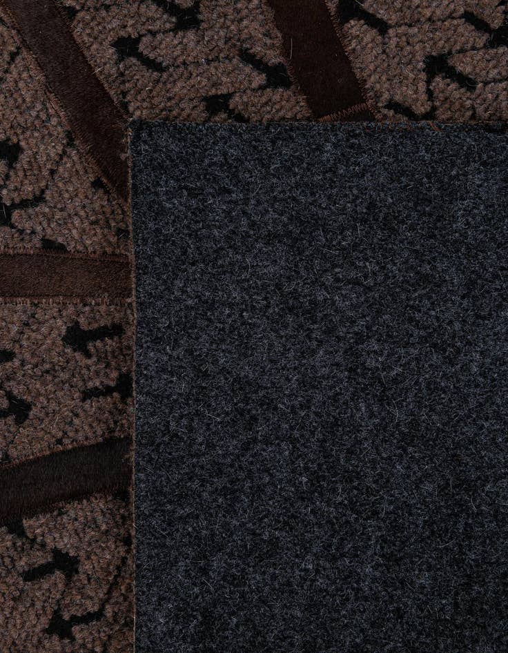 Detail image of  4' 11 x 8' 1 Cowhide - Patchwork Rug