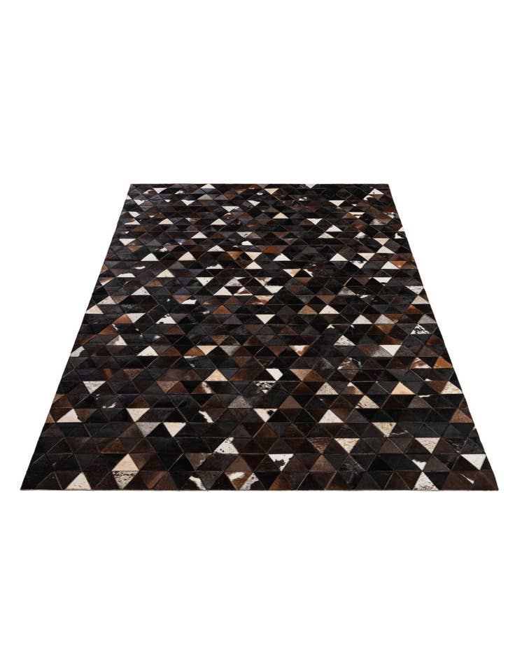 Detail image of  5' 1 x 8' Cowhide - Patchwork Rug