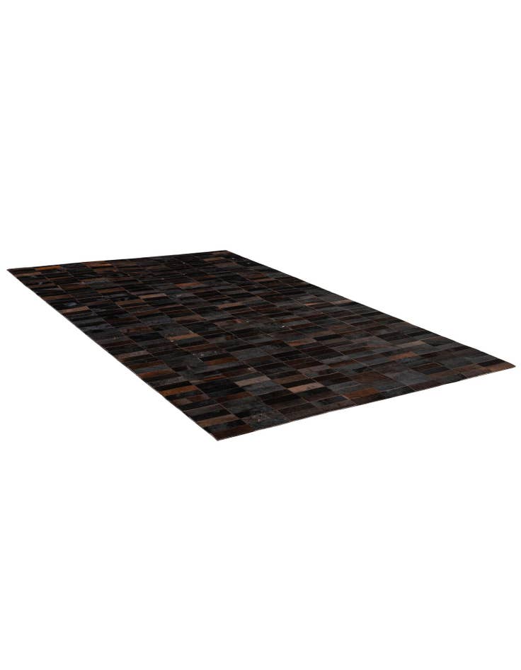 Detail image of  4' 11 x 8' 1 Cowhide - Patchwork Rug