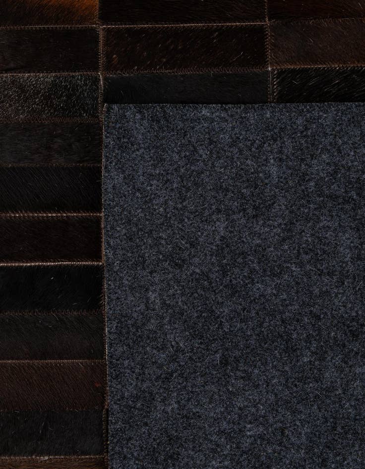 Detail image of  4' 11 x 8' 1 Cowhide - Patchwork Rug