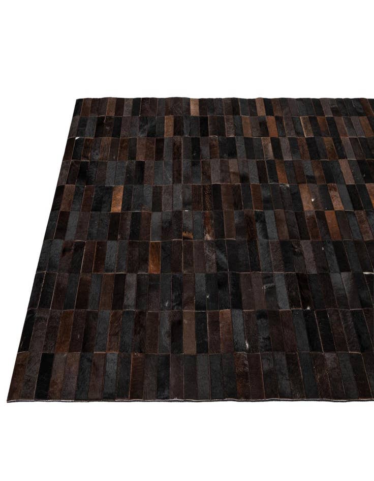 Detail image of  5' x 7' 11 Cowhide - Patchwork Rug