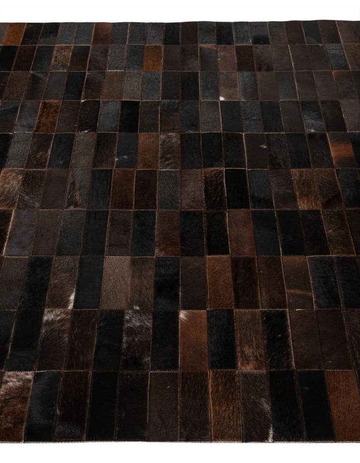 Detail image of  5' x 8' 1 Cowhide - Patchwork Rug