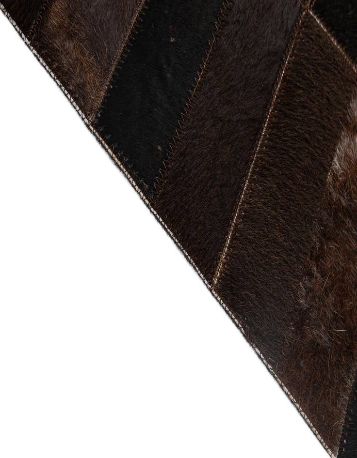 Detail image of  5' x 8' 1 Cowhide - Patchwork Rug