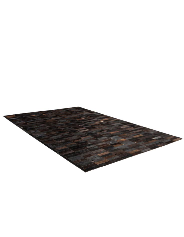 Detail image of  5' 1 x 8' Cowhide - Patchwork Rug