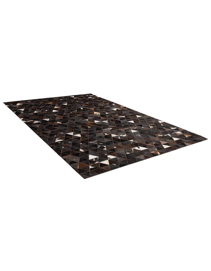 Detail image of  5' 1 x 8' 1 Cowhide - Patchwork Rug