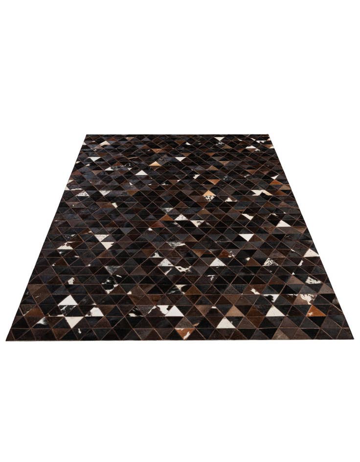 Detail image of  5' 1 x 8' 1 Cowhide - Patchwork Rug