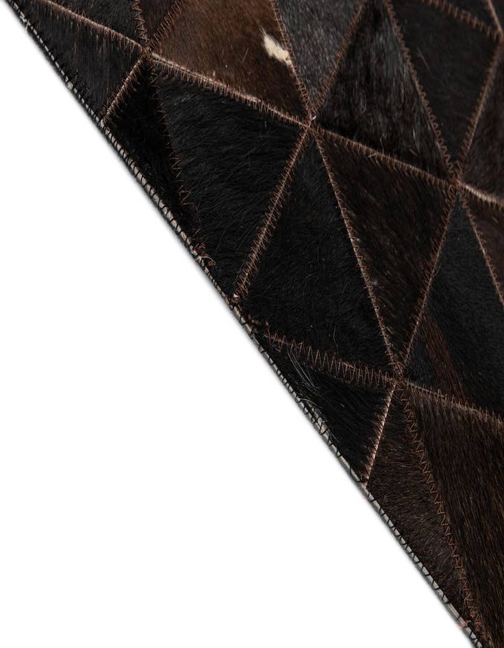 Detail image of  5' 1 x 8' 1 Cowhide - Patchwork Rug