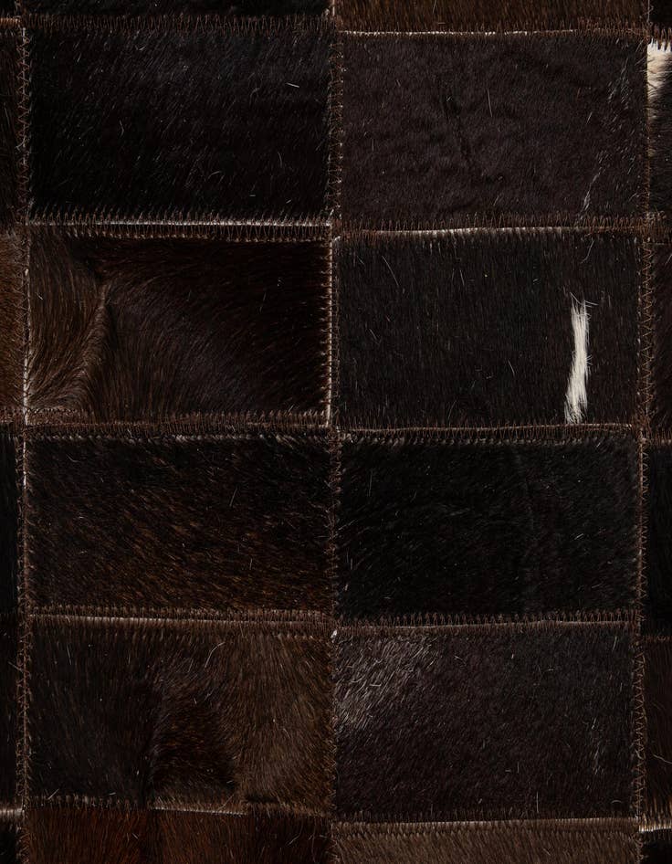 Detail image of  5' x 8' 1 Cowhide - Patchwork Rug