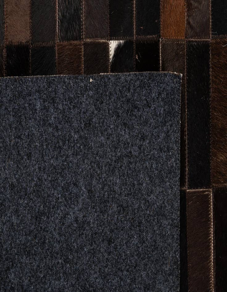 Detail image of  5' x 8' 1 Cowhide - Patchwork Rug