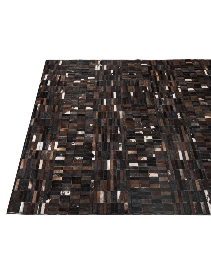 Detail image of  5' x 8' 1 Cowhide - Patchwork Rug