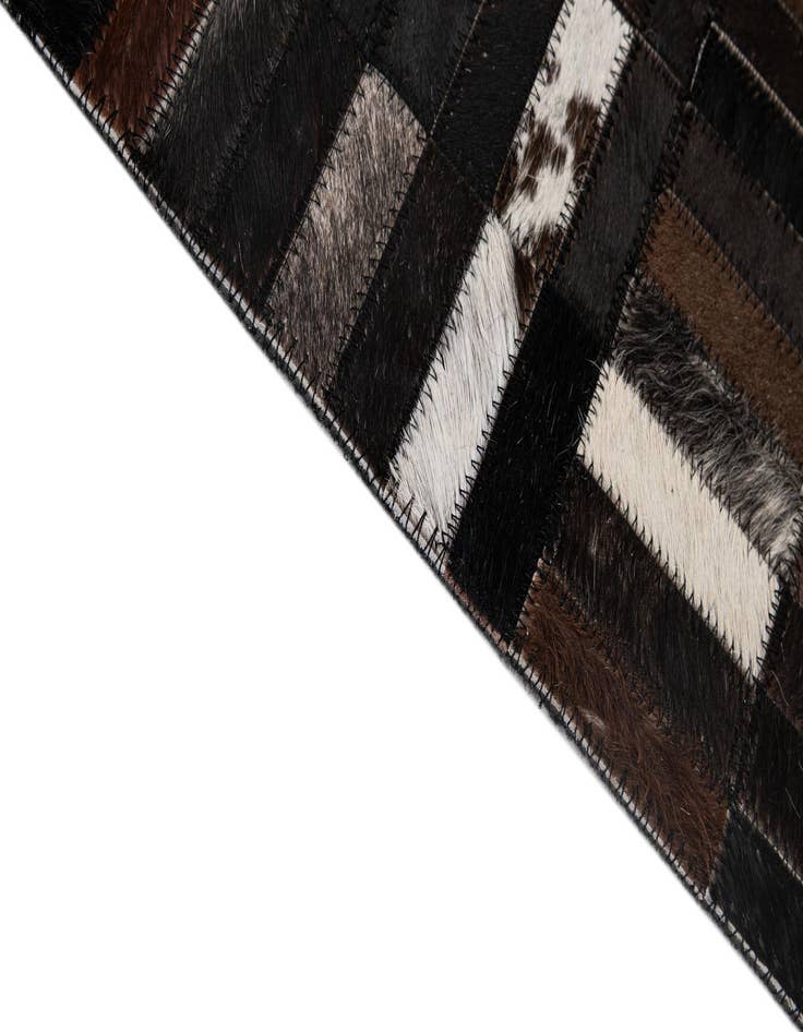 Detail image of  5' x 8' 1 Cowhide - Patchwork Rug
